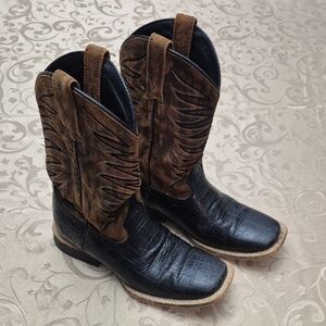 Ariat Kids Black and Brown Western Boots